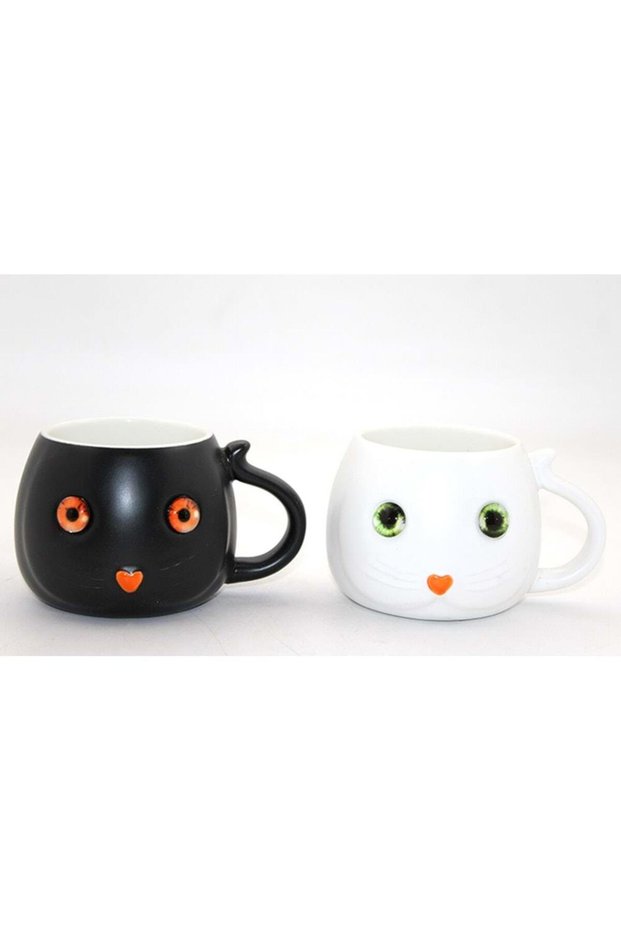 Porcelain Cat Mug Cup