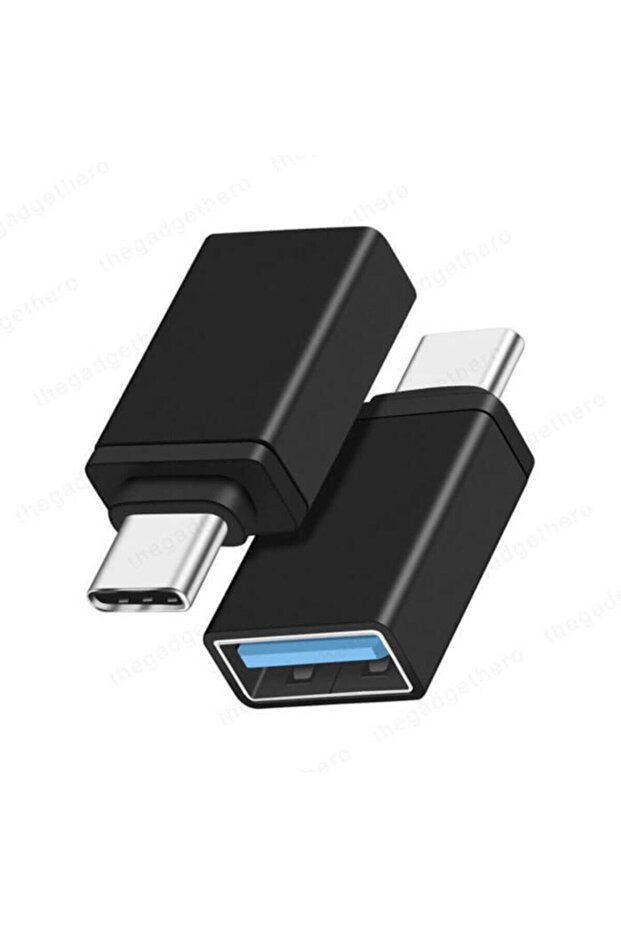 Type C Otg Çevirici Type-c To Usb 3.0 Dönüştürücü - Siyah - 1