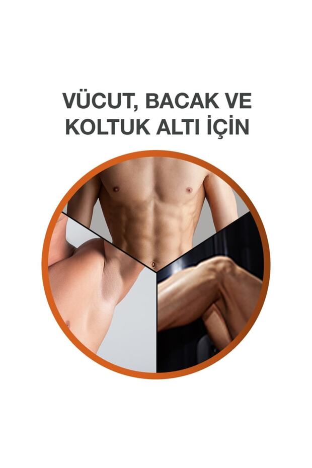 Men Erkeklere Özel Tüy Dökücü Krem Hassas Ciltler İçin 600 ml (200ml x 3 Adet) - 2