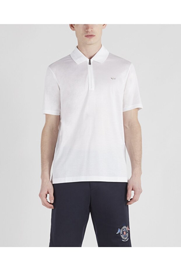 Men's Knitted Polo Shirt C.wCotton