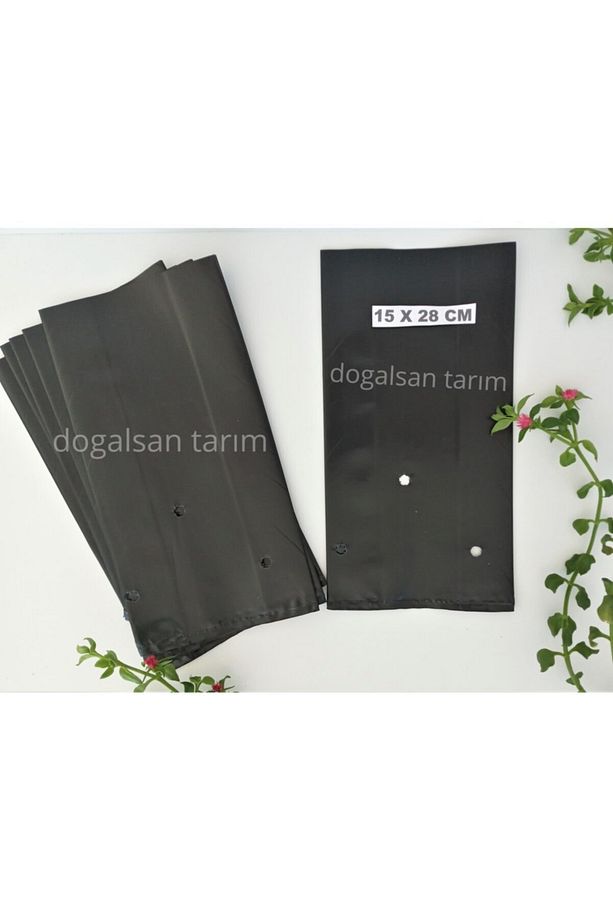 Fidan Poşeti 15x28 Cm 10 Adet Fide Poşeti Fide Torbası Fidan Torbası Fidan Tüpü - 4