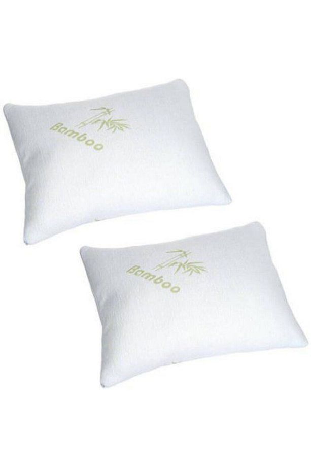 Bamboo yastık 50x70 visco Bamboo Yastık 2'li paket Çift kişilik bamboo Ortopedik yastık (2 ADET) - 3