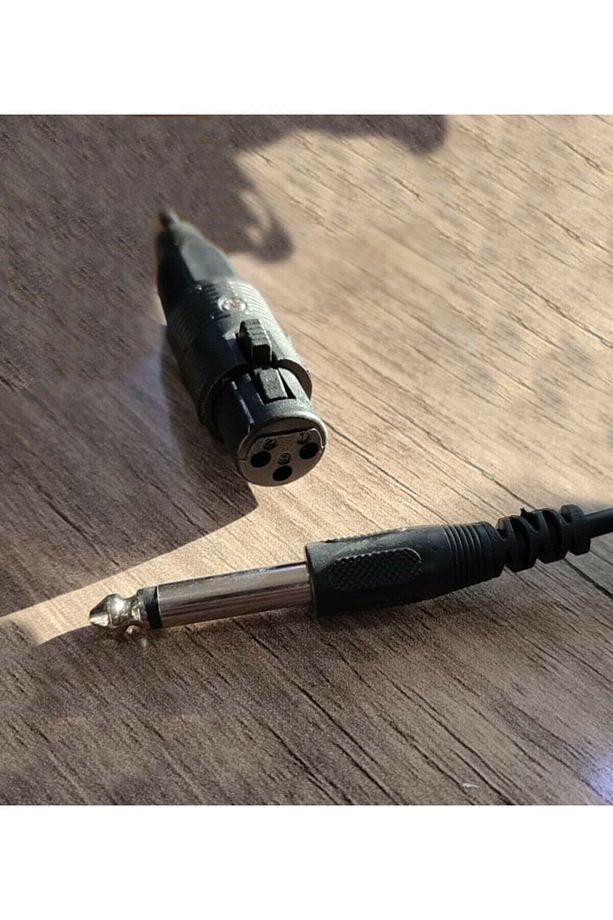 6,5 Mm Yüksek Ses Kaliteli Dinamik Konuşmacı Mikrofonu - Kablolu Karaoke Mikrofonu He-200 - 3