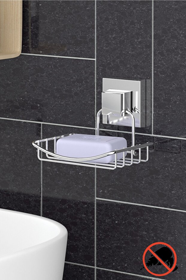 Adhesive Chrome Soap Dish Ef265 - 1