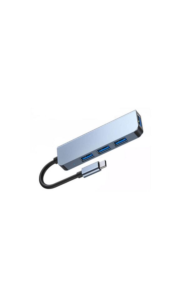 Type-c 4 Port Usb 3.0 Hub Usb-c Çoklayıcı Alüminyum Gövde - 3