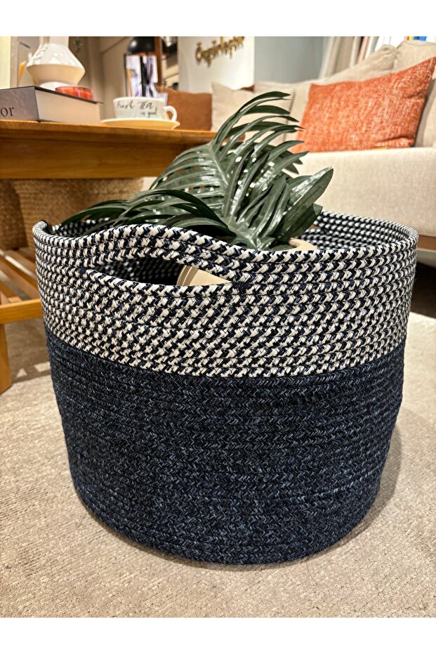 Amaterasu Jute Straw Basket, Organizer Basket, Woven Basket 40 cm x 30 cm
