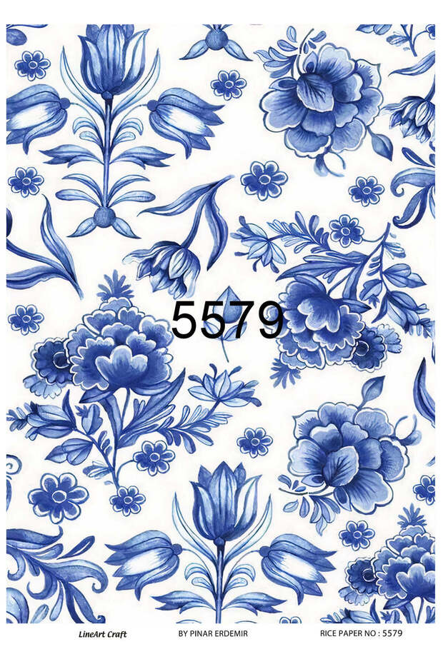 Lineart Brass Decopage Paper No:L5579- 29X42Cm