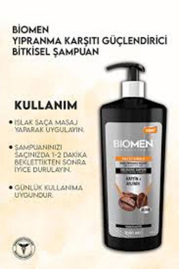 Şampuan 1000ml Kuru Yıpranmış Kafein Arjinin - 3