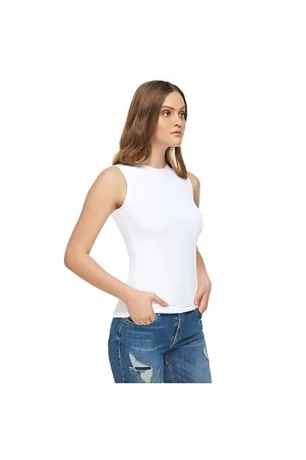 العاطفة النخبة المرنة الأكمام الصفر الأبيض - 1