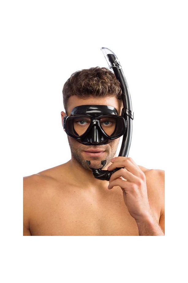 Unisex Perla Mare Maske Şnorkel Set Siyah,tek B - 2