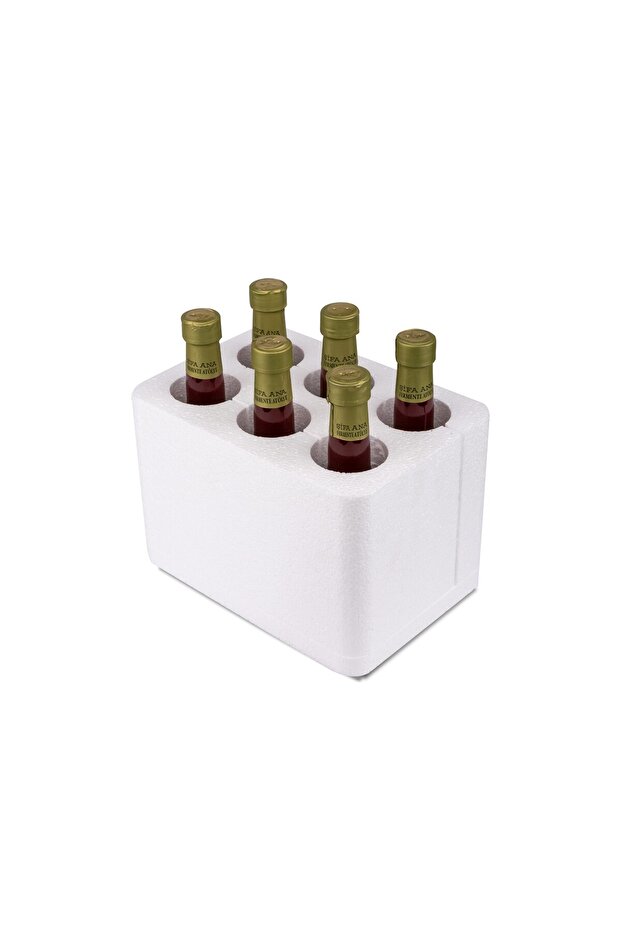 6 Adet Mavi Kelebek ve Lavanta Kombucha (250ml.) Cam Şişede - 6