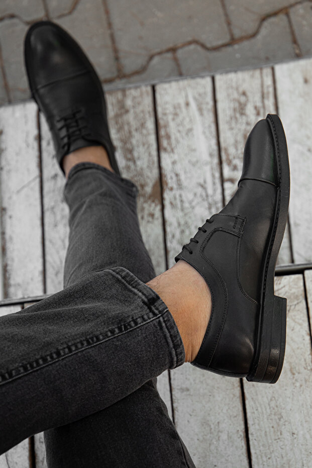 D00226 Daily Orthopedic Genuine Leather Men's Classic Shoes