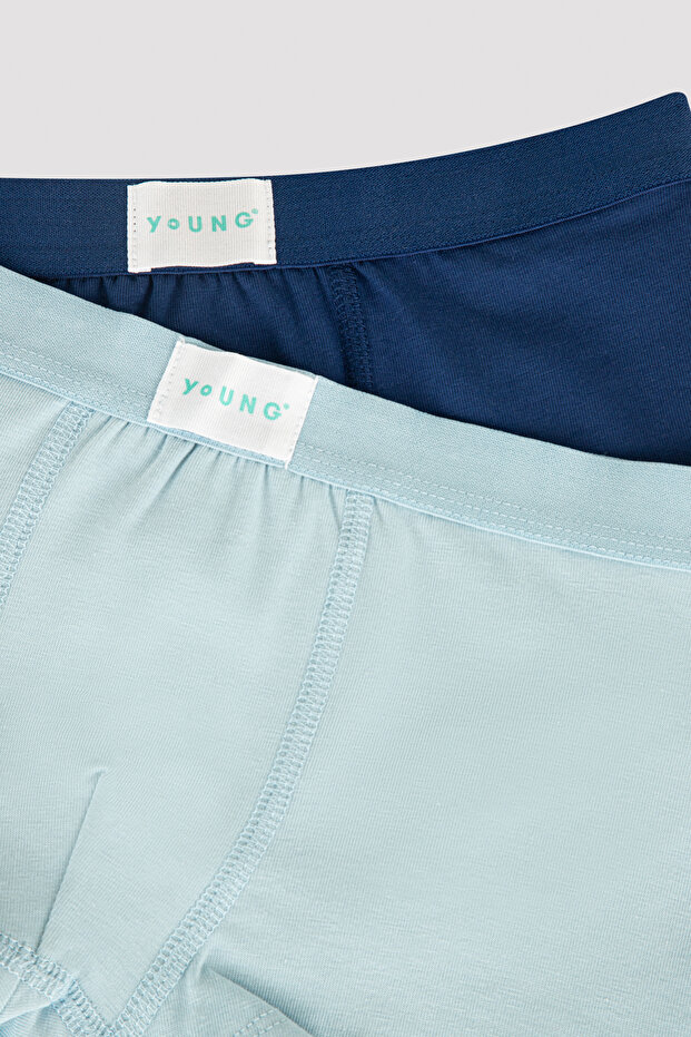 Erkek Çocuk Navy Basic 2li Boxer - 2