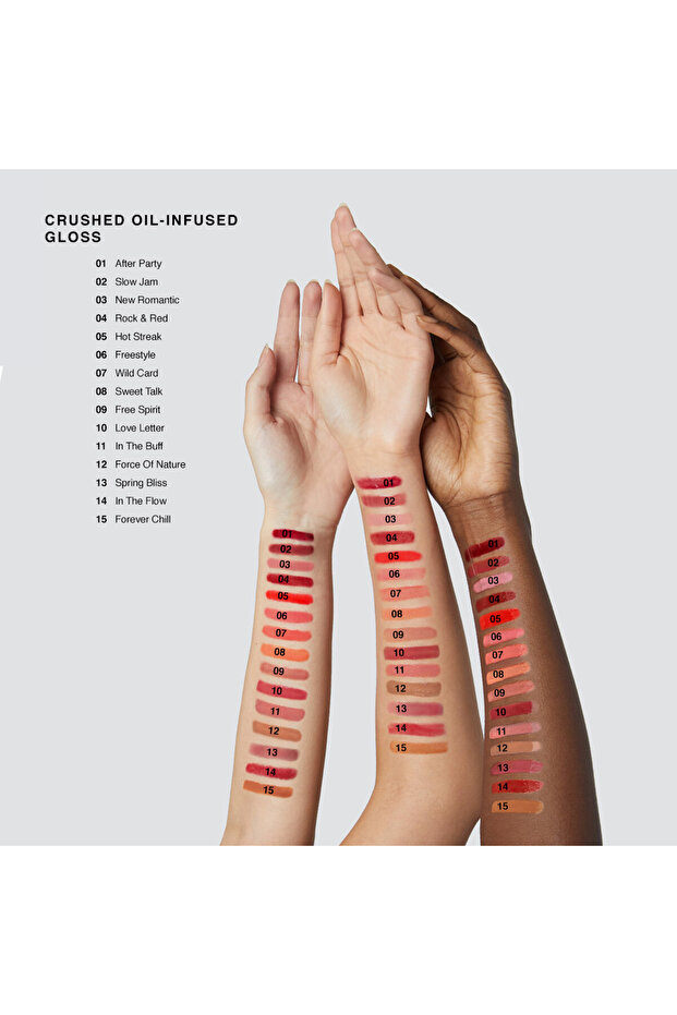 Crushed Oil-Infused Gloss - Botanik Yağ Kompleksli Nemlendirici Dudak Parlatıcısı - Force of Nature - 5