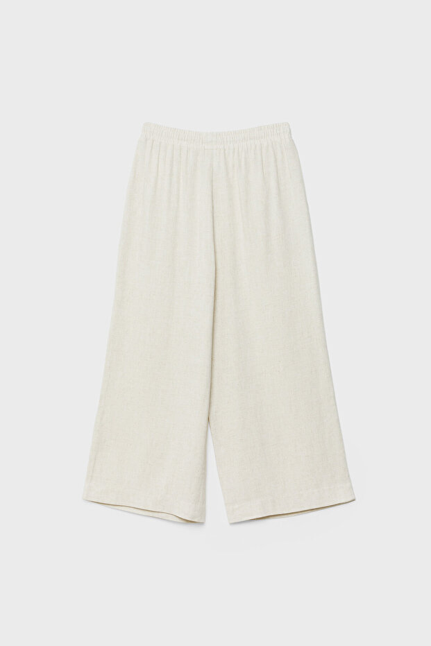 Linen blend culottes - 6