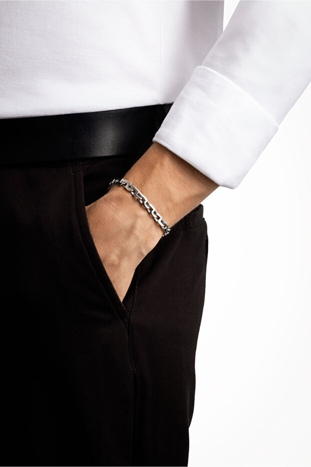 Gladyatör Çelik Erkek Bileklik - 3