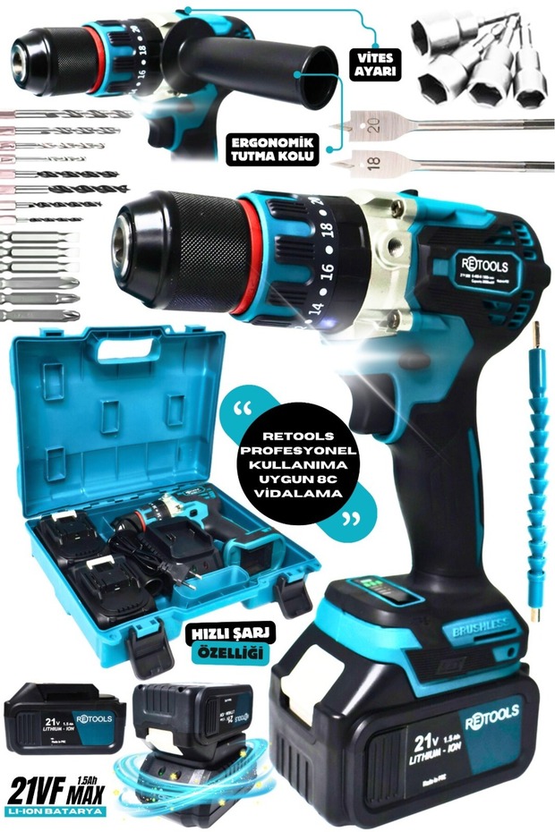 8C VİDALAMA 21V/1,5AH - 1
