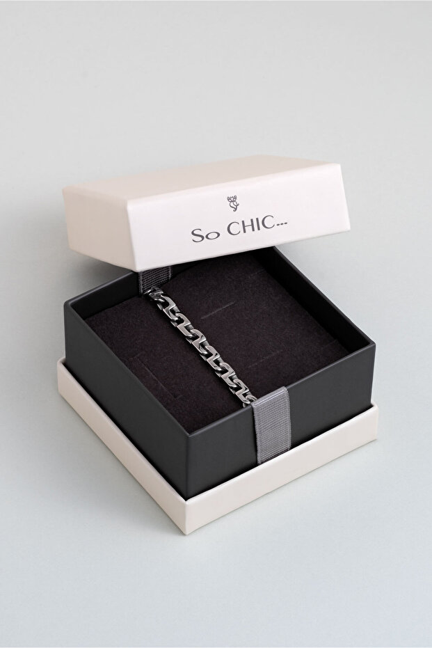 Gladyatör Çelik Erkek Bileklik - 5