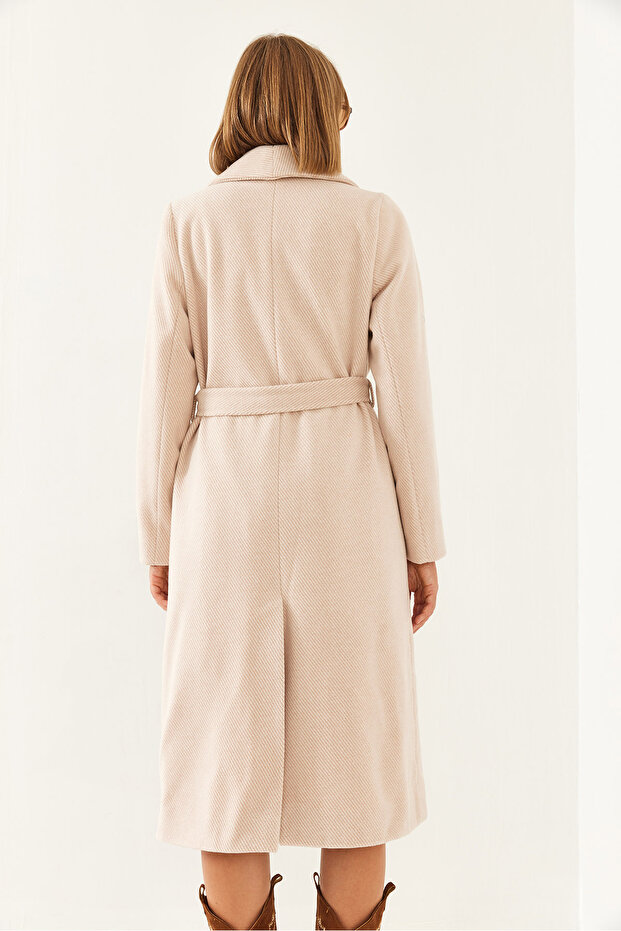 Damenmantel aus Kaschmir mit Gürtel – 2353 60351083 - 5