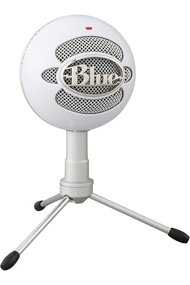 Blue Snowball iCE USB Microphone for PC, Mac, Gaming, Recording, Streaming -White