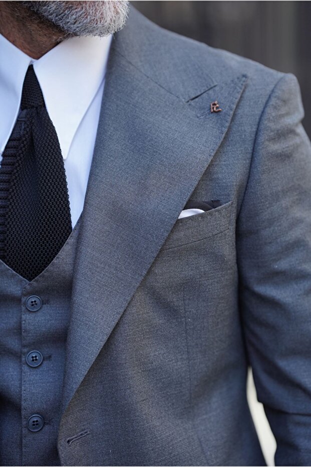 Yelekli Takım Elbise - 5