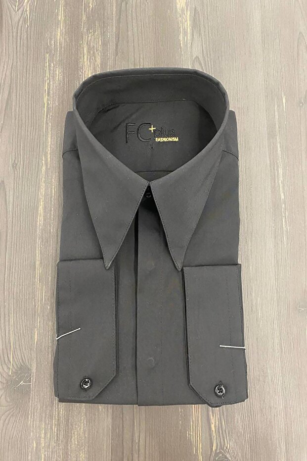 UZUN YAKA PREMİUM GÖMLEK - 1