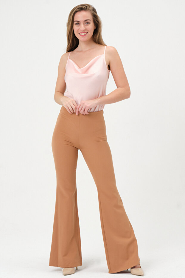 İspanyol Paça Pantolon - 6