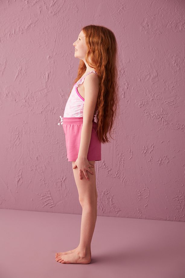 Kız Çocuk Pembe Mira Şort - 3