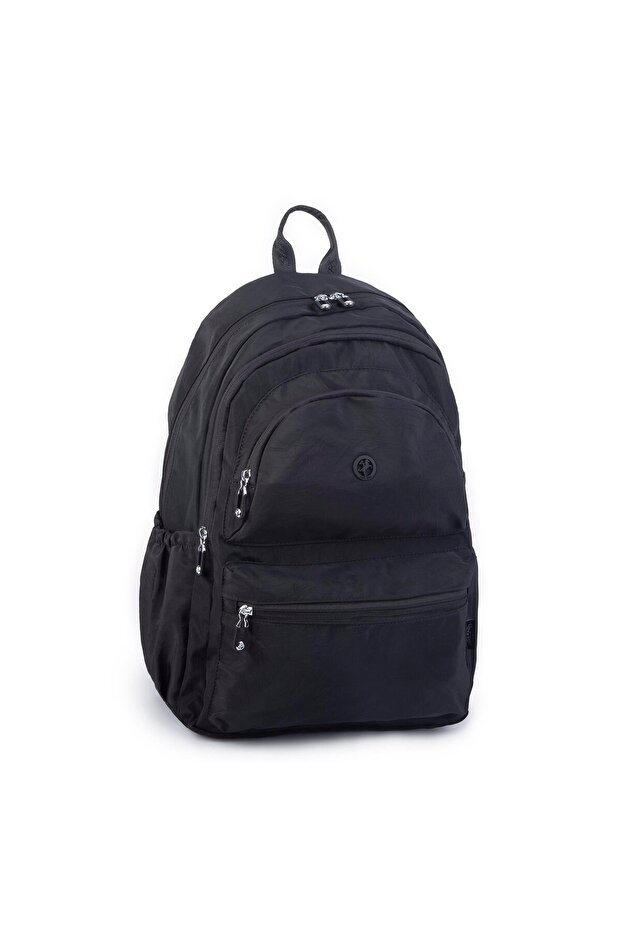 Unisex Large Size Waterproof Lightweight Backpack Black