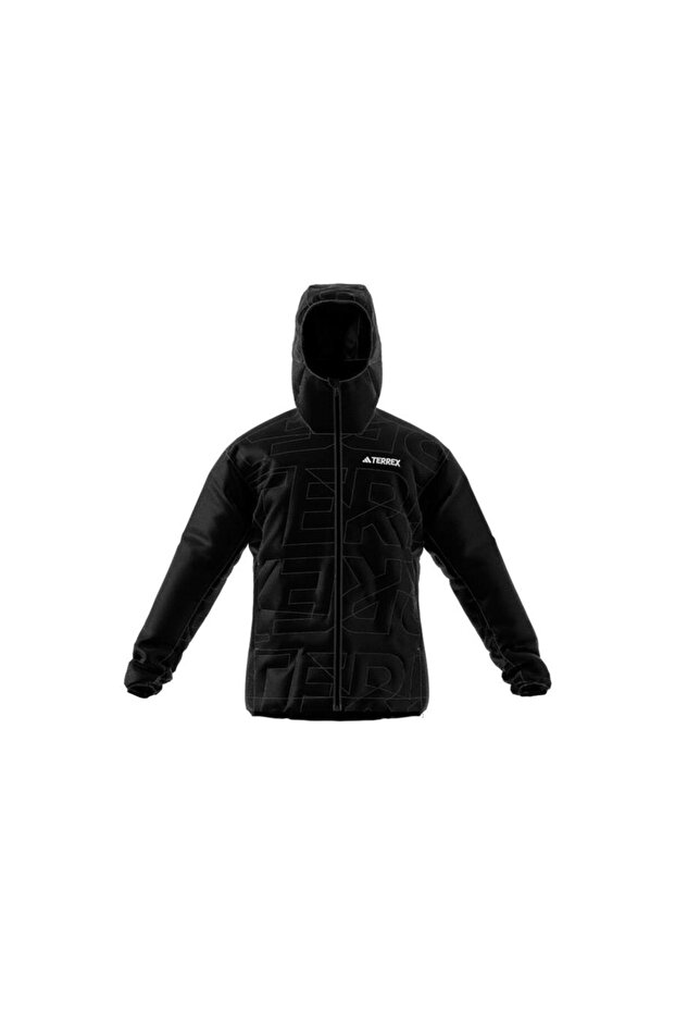 Black Men's Hooded Coat Ib4233-Xpr Varil