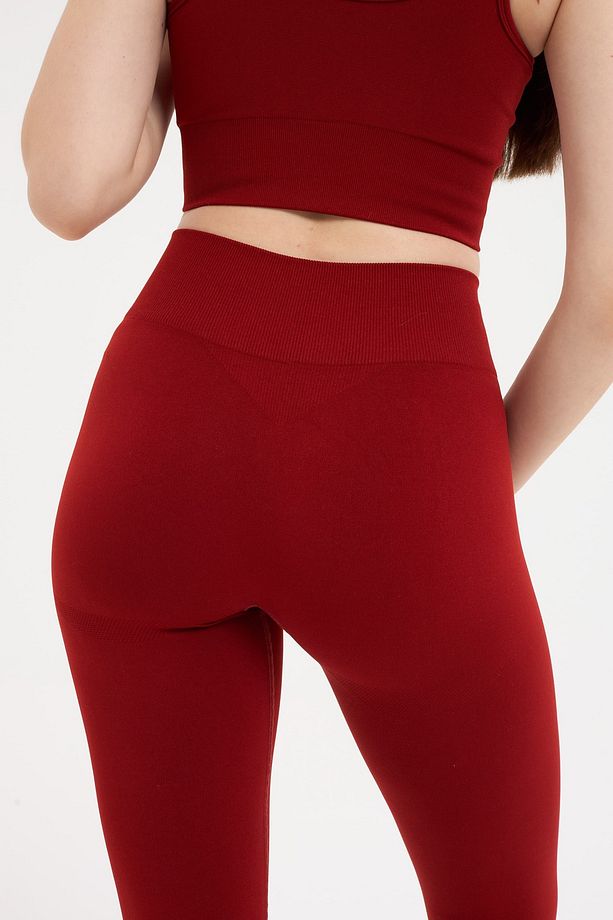 Essential Yüksek Bel, Toparlayıcı Seamless Tayt - 6