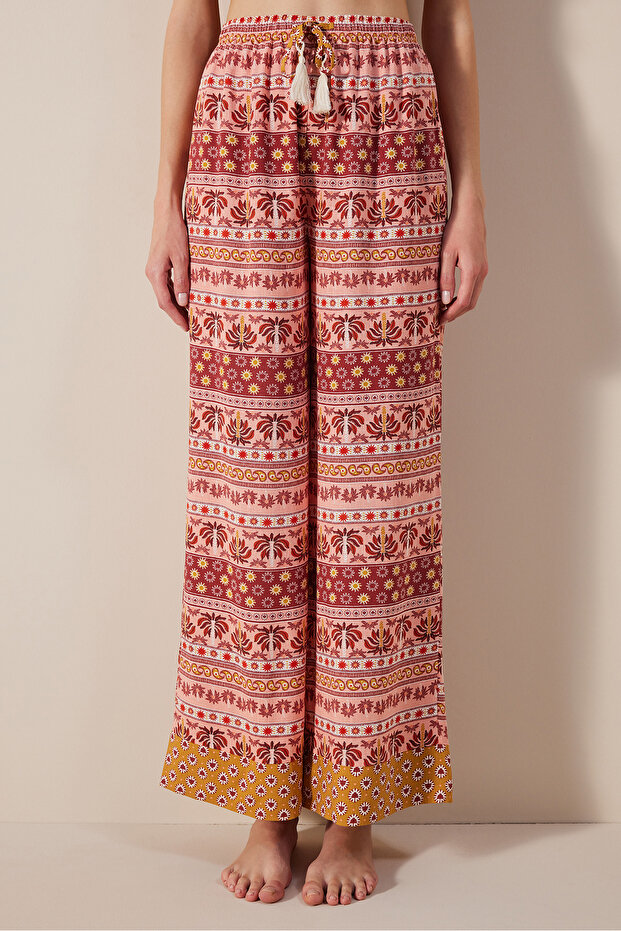 مجموعة السراويل الملونة النخيل - 1