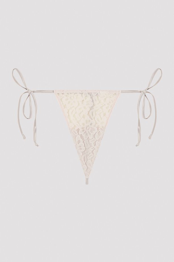 Triangle Lace String Külot - 4