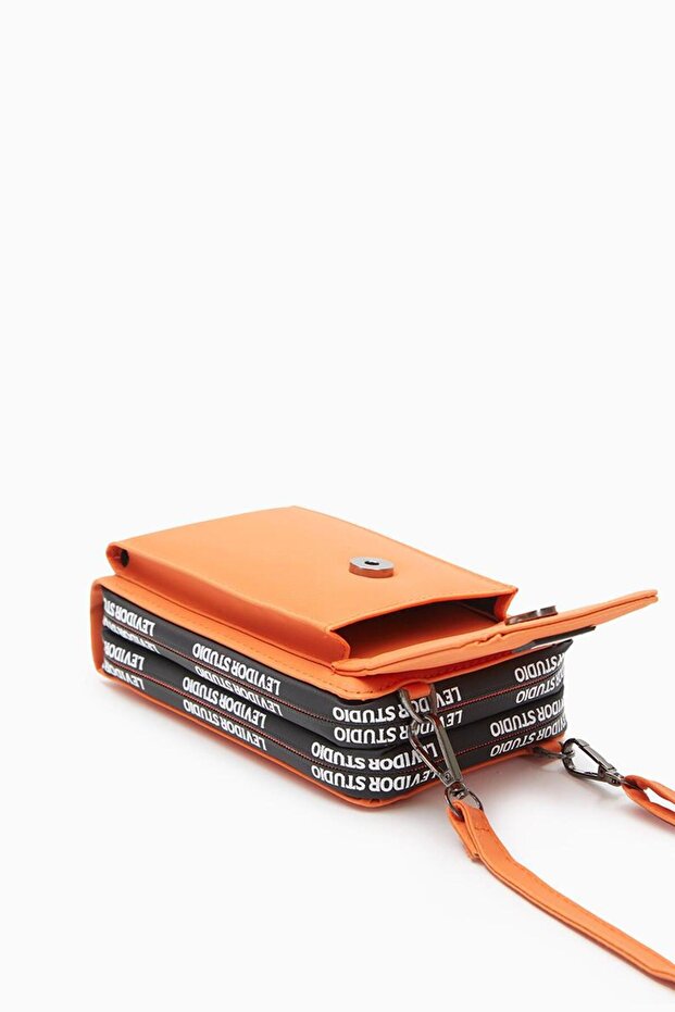 Studio Turuncu Çanta-Askılı Cüzdan Çanta - 4