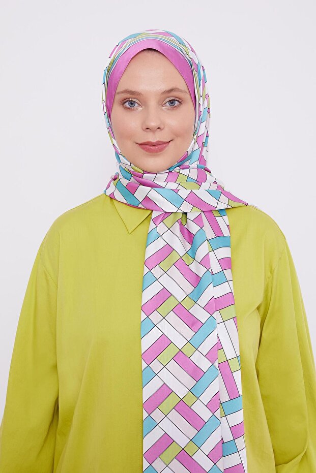 الفوشيه مكعب نمط شال الملاك - 2