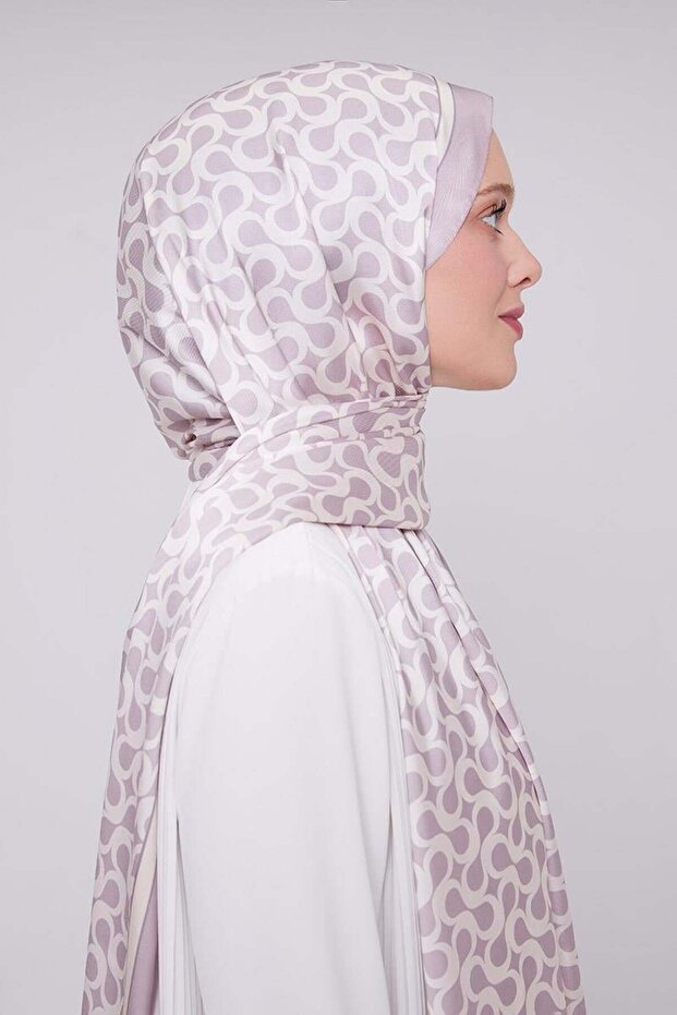 أرجواني S نمط شال الملاك - 3