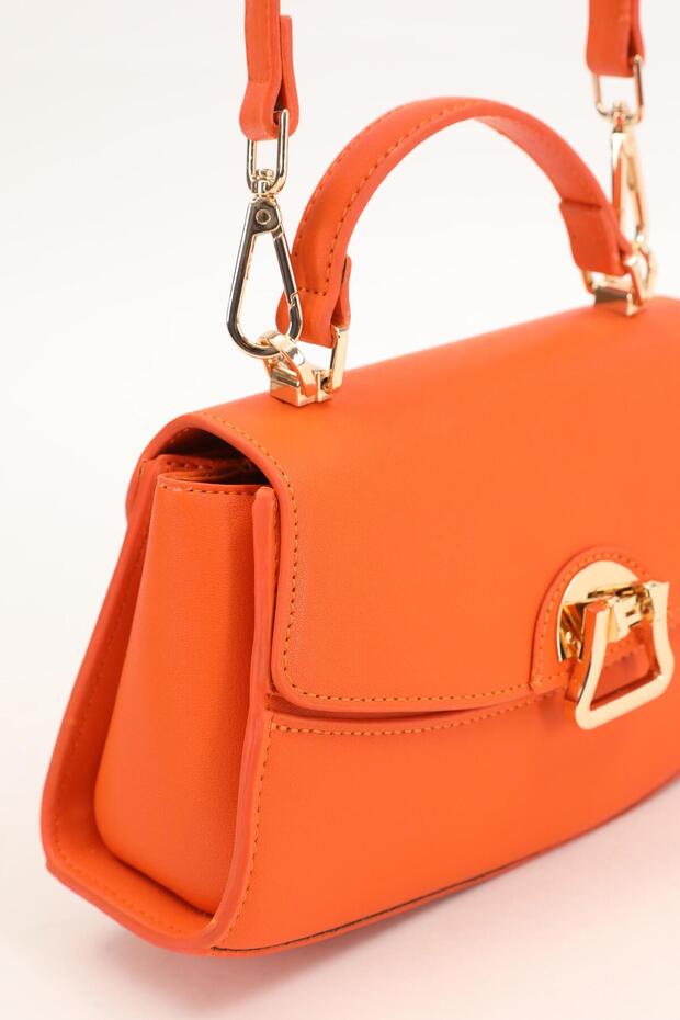 Turuncu Oval El Çantası - 3
