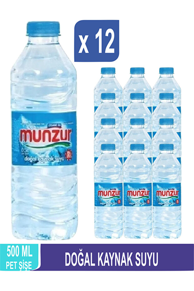 Munzur Doğal Kaynak Suyu 500 ML x 12 - Fiyatı, Yorumları