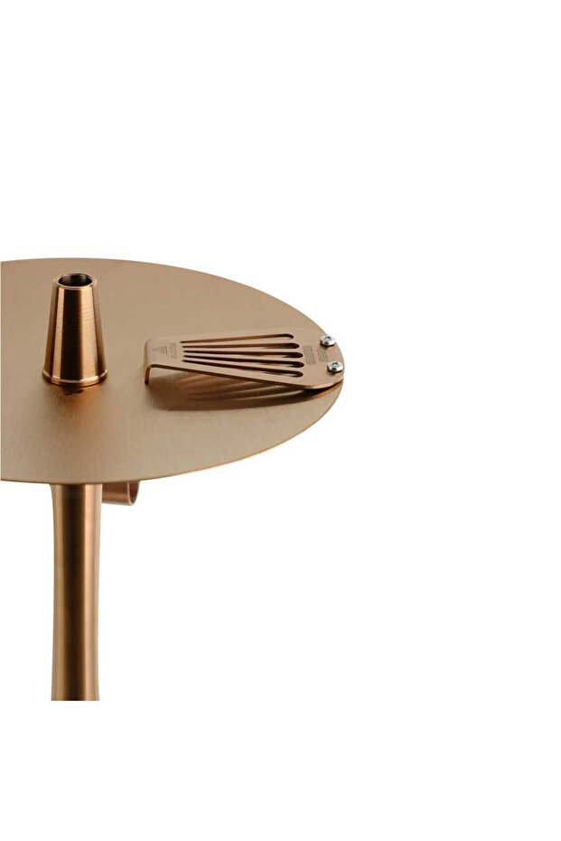 INFINITY NARGİLE - SİYAH CAM-BRONZ GÖVDE - 3