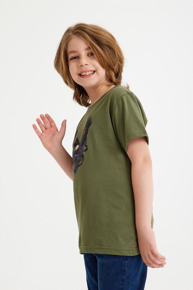 Παιδικό μπλουζάκι Eagle Printed - 3