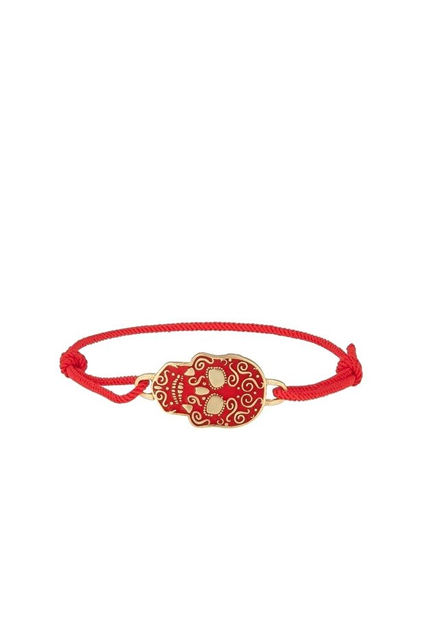 Bronz Skull Bileklik - 1