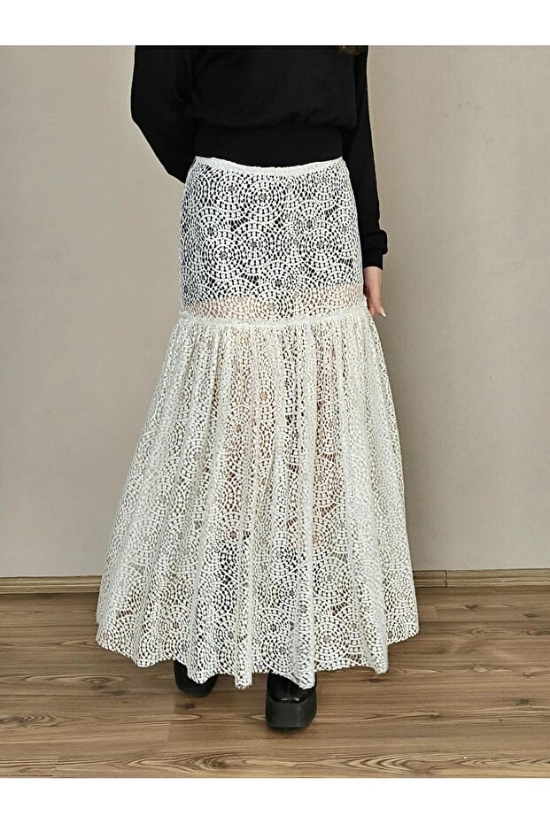 Retro korsajlı etek - 1