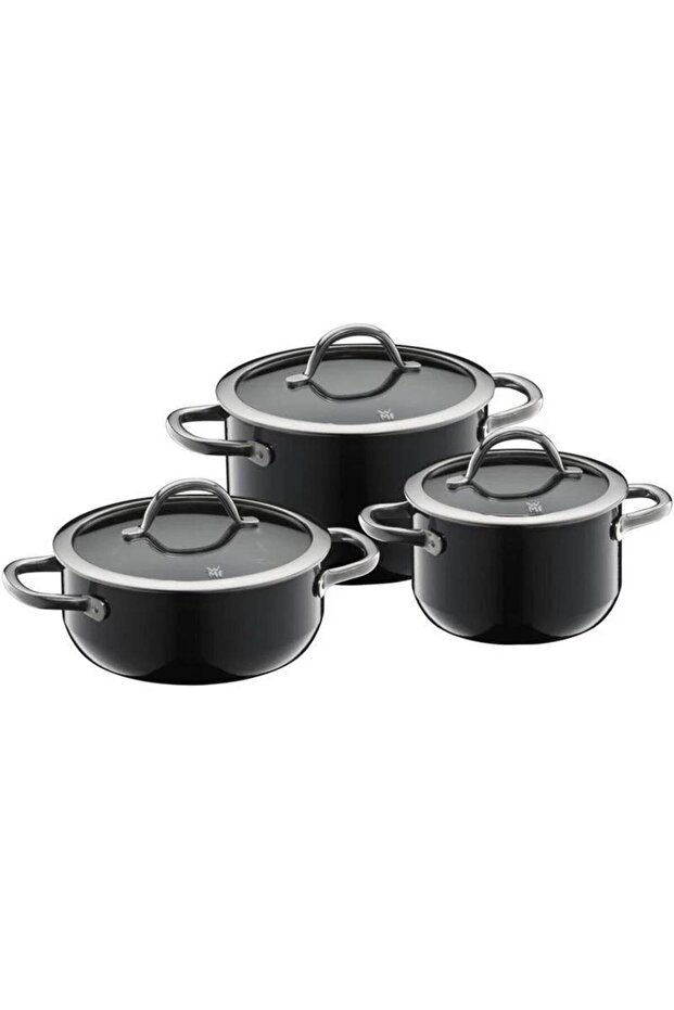 Fusiontec Siyah Tencere Seti 3 Prç - 1