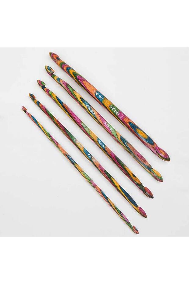 Symfonie Ahşap Afgan Çift Taraflı Tığ 15 Cm 7/8 Mm - 5
