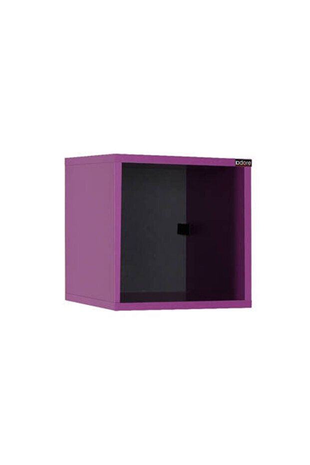 Rainbow Genç Odası Duvar Rafı - Mor - 7