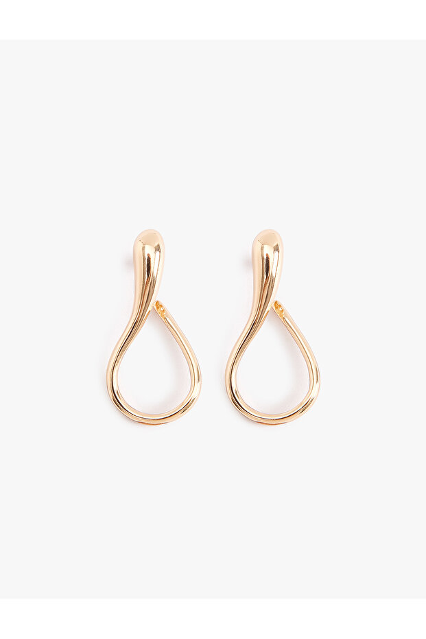 Steel Mixed Abstract Earrings - Dangle