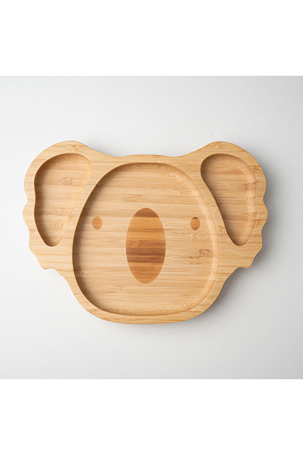 Koala Bambu Bölmeli Tabak