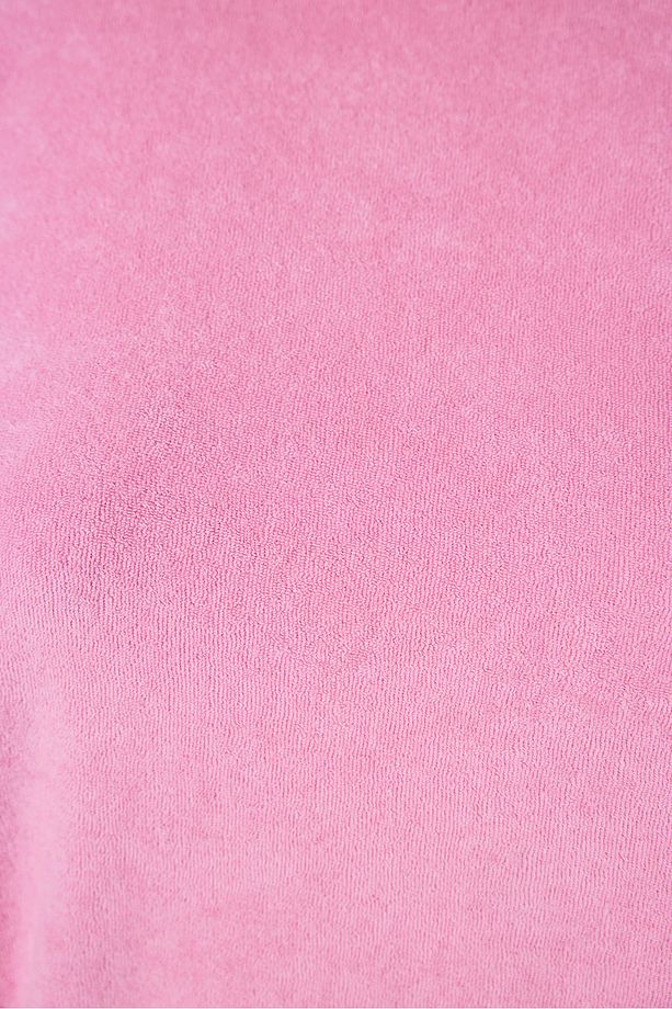 Towel Pembe Elbise - 5