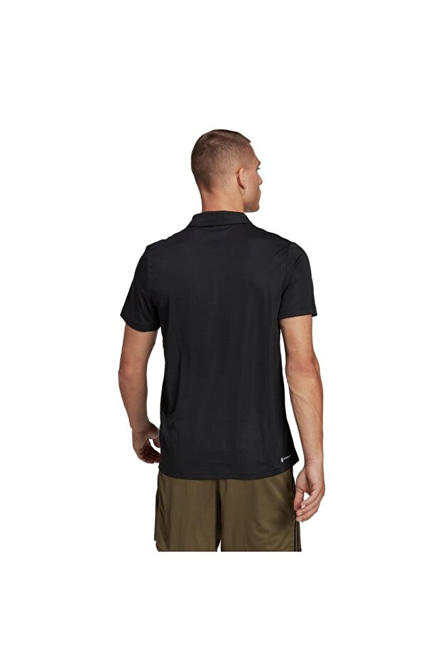 Essentials Erkek Siyah Polo Tişört (IB8103) - 4
