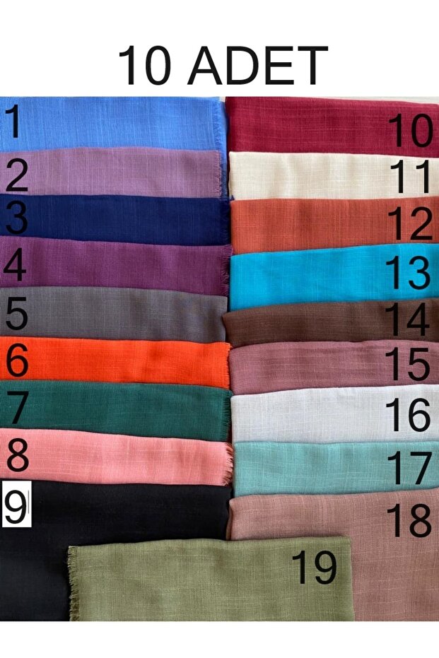 Flame Scarf 10 Pack Gift Distribution Cotton Writing Scarf 100x100cm